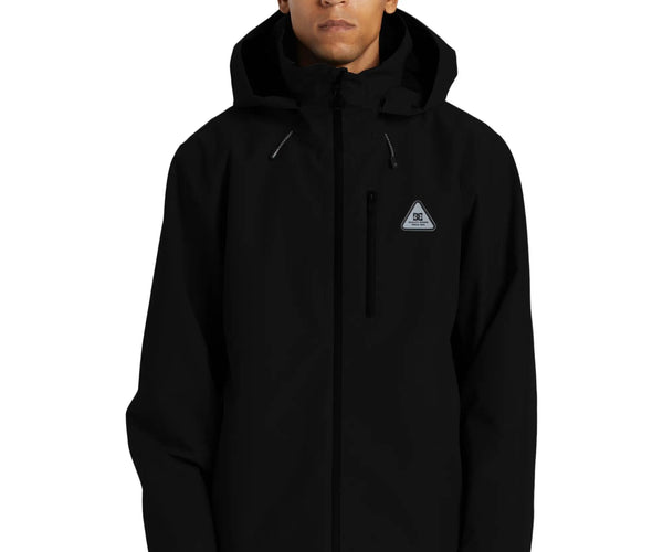 Chaqueta Nieve DC Basis 30K Unisex Negro Impermeable Repreve