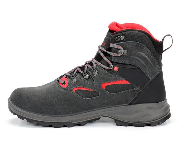 Botín Chiruca Estepa 19 GTX Hombre Gris Rojo Trekking Impermeable Senderismo