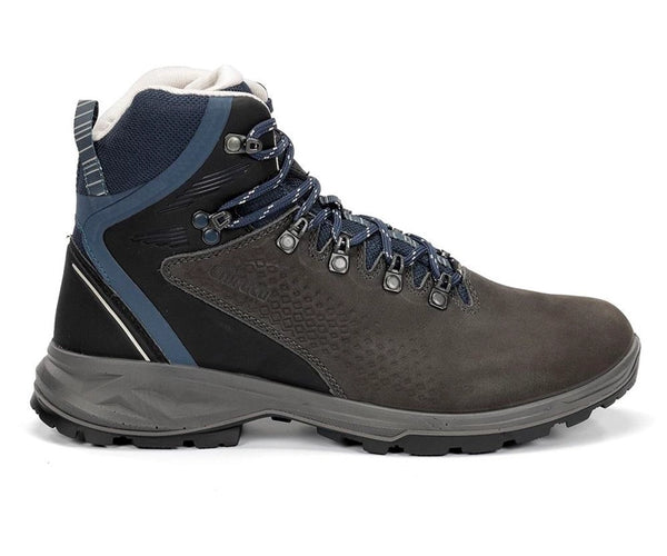 Botín Chiruca Taiga 05 GTX Hombre Gris Negro Azul Trekking Impermeable
