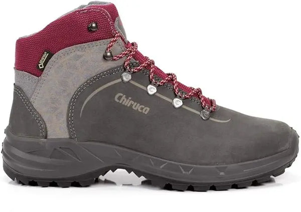 Botín Chiruca Ordesa 05 GTX Mujer Gris Burdeo Impermeable