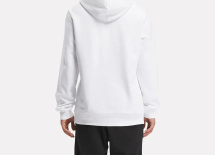 Polerón Reebok Identity Big Logo Fleece Hoodie Hombre Blanco