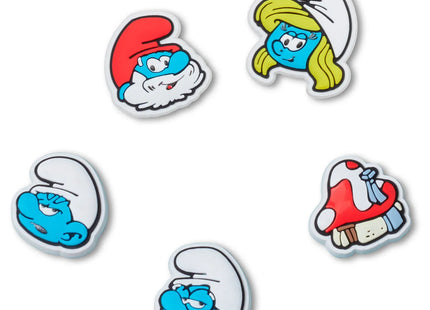 Jibbitz Crocs Pitufos Smurfs Pack 5 Charms Celeste Personaliza