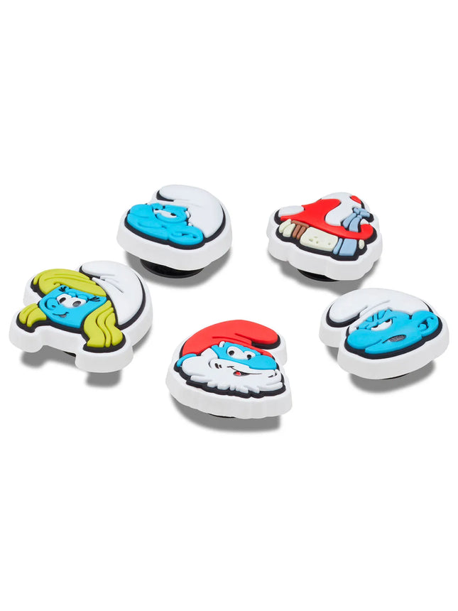 Jibbitz Crocs Pitufos Smurfs Pack 5 Charms Celeste Personaliza