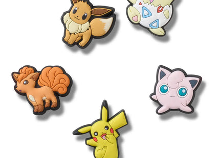 Jibbitz Crocs Pokémon Pack 5 Charms Personajes Personaliza