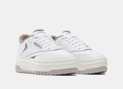 Zapatilla Reebok Club C Extra Mujer Blanco Gris Cuero Desgastado