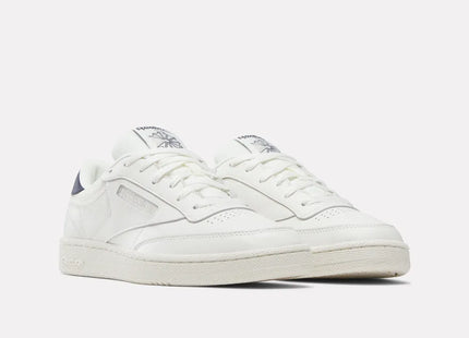 Zapatilla Reebok Club C 85 Unisex Crema Cuero Clásica 40 Años