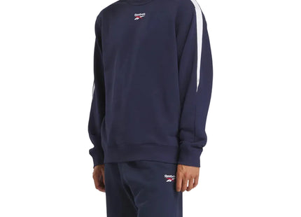 Polerón Reebok Ri Cross Check Crew Hombre Azul Navy
