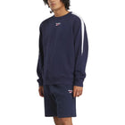 Polerón Reebok Ri Cross Check Crew Hombre Azul Navy