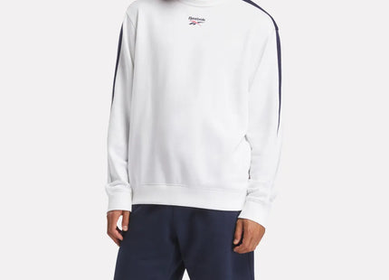 Polerón Reebok Classics RI Cross Check Crew Hombre Blanco