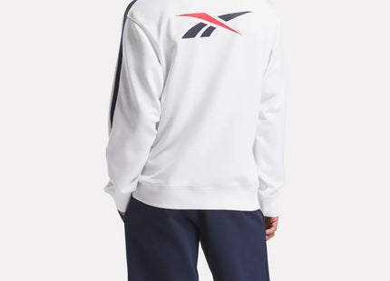 Polerón Reebok Classics RI Cross Check Crew Hombre Blanco