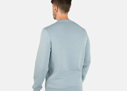 Polerón Reebok Identity Big Logo Fleece Crew Hombre Azul Suave