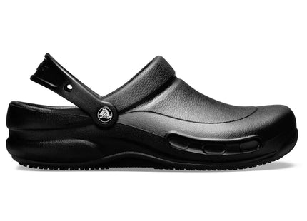 Zueco Crocs Bistro Work Clog Unisex Negro Antideslizante Trabajo