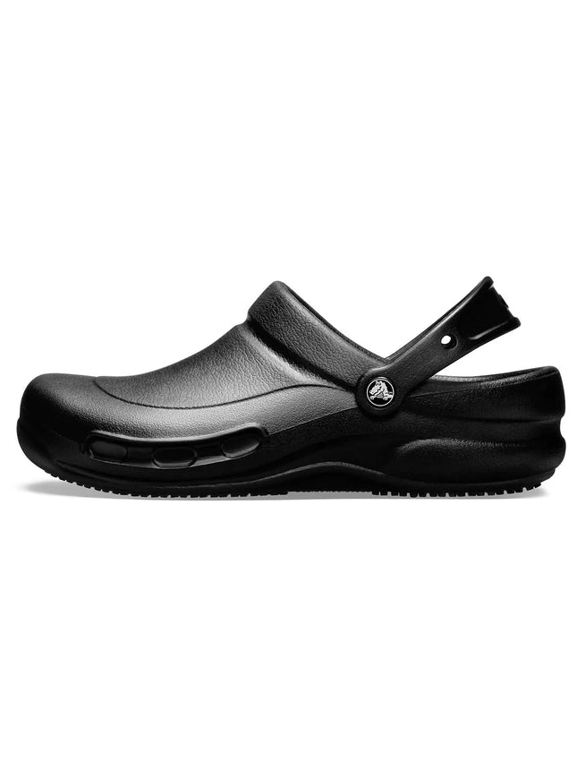 Zueco Crocs Bistro Work Clog Unisex Negro Antideslizante Trabajo