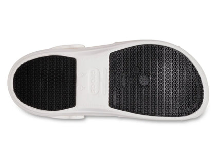 Zueco Crocs Bistro Work Clog Unisex Blanco Antideslizante Trabajo