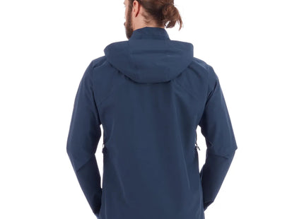 Chaqueta Mammut Trovat HS Hoodie Hombre Azul Marino Impermeable 10K