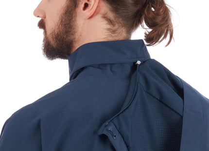 Chaqueta Mammut Trovat HS Hoodie Hombre Azul Marino Impermeable 10K