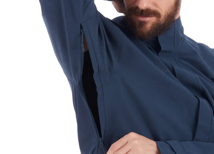 Chaqueta Mammut Trovat HS Hoodie Hombre Azul Marino Impermeable 10K