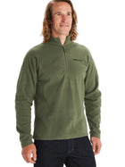 Polar Marmot Rocklin 1/2 Zip Hombre Verde Cocodrilo Fleece