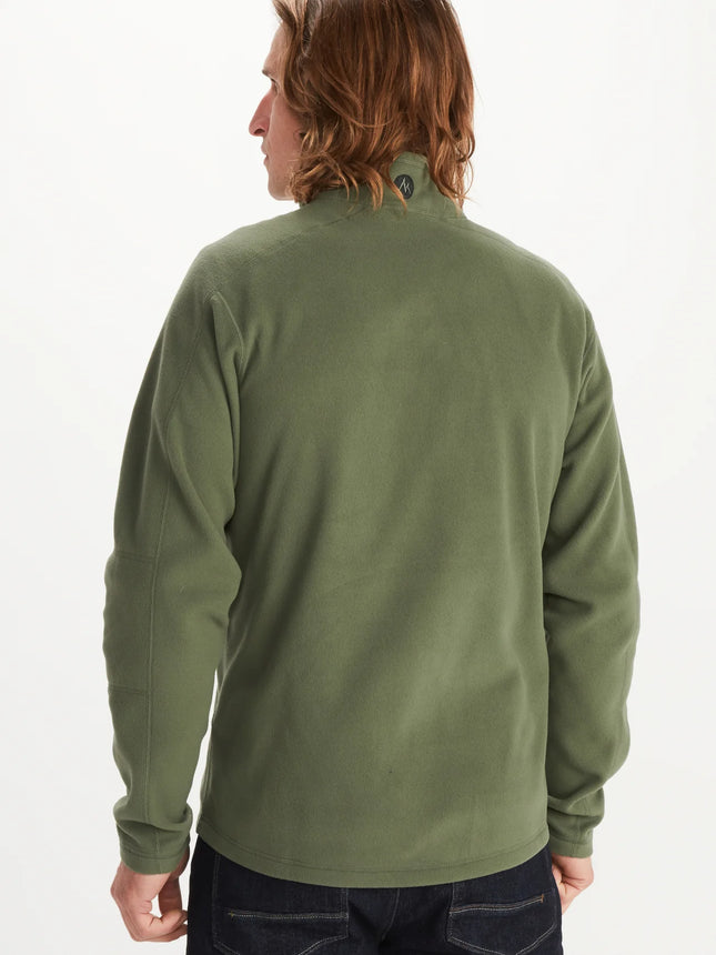 Polar Marmot Rocklin 1/2 Zip Hombre Verde Cocodrilo Fleece