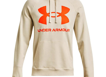 Polerón Under Armour Rival Fleece Big Logo HD Hombre Crema