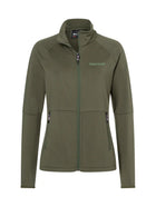 Polar Marmot Leconte Fleece Mujer Verde Nori Cierre Completo