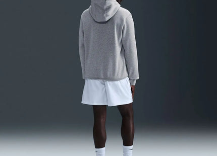 Polerón Nike Club Hombre Con Gorro Fleece Gris