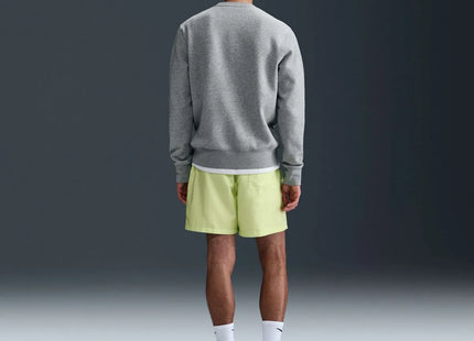 Polerón Nike Crewneck Fleece Hombre Cuello Redondo Gris