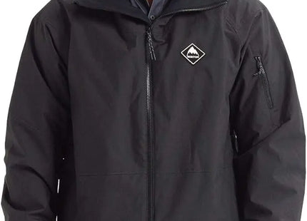 Chaqueta Burton MB Hilltop Hombre Negro Impermeable Nieve