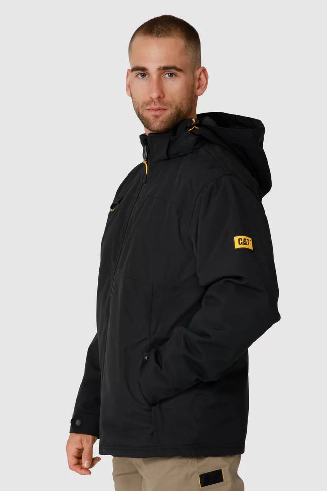 Chaqueta Caterpillar Chinook Hombre Negro Impermeable Storm Blocker