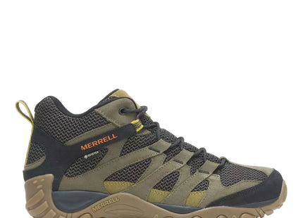 Botín Trekking Merrell Alverstone Mid GTX Hombre Oliva Impermeable