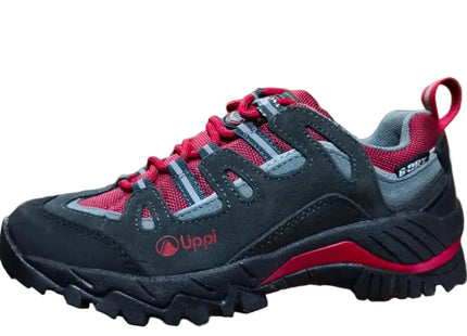 Zapatilla Lippi Puelo CS Low Junior Gris Rojo B-Dry Hiking