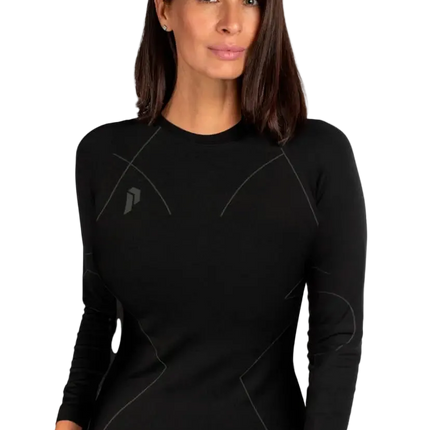 Primera Capa Superior Mujer Compression Top Peak Performance Gotalv Negra
