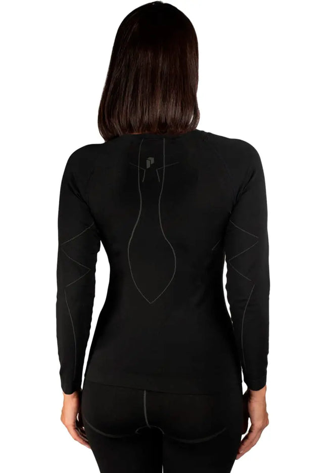 Primera Capa Superior Mujer Compression Top Peak Performance Gotalv Negra