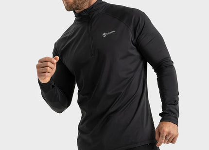 Primera Capa Hombre Farlen 1/4 Zip Negro