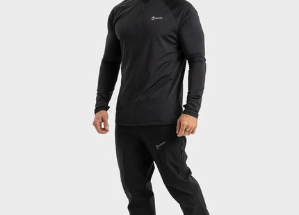 Primera Capa Hombre Farlen 1/4 Zip Negro