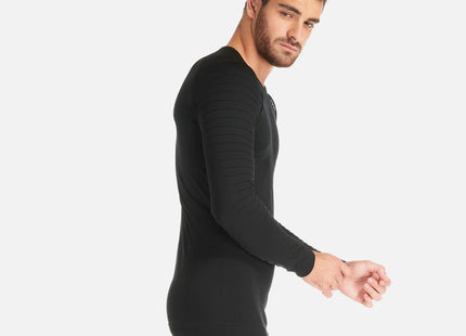 Primera Capa Superior Hombre Lippi Skintec 2000 Seamless Top Negra