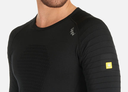 Primera Capa Superior Hombre Lippi Skintec 2000 Seamless Top Negra