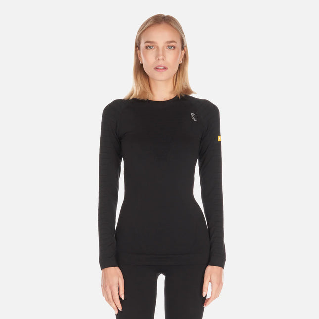 Primera Capa Superior Mujer Lippi Skintec 2000 Seamless Top Negra