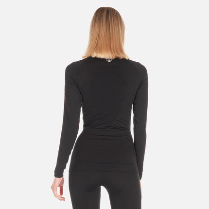 Primera Capa Superior Mujer Lippi Skintec 2000 Seamless Top Negra
