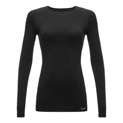 Primera Capa Superior Mujer Lippi Skintec 2000 Seamless Top Negra