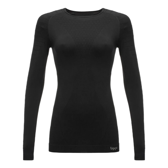 Primera Capa Superior Mujer Lippi Skintec 2000 Seamless Top Negra