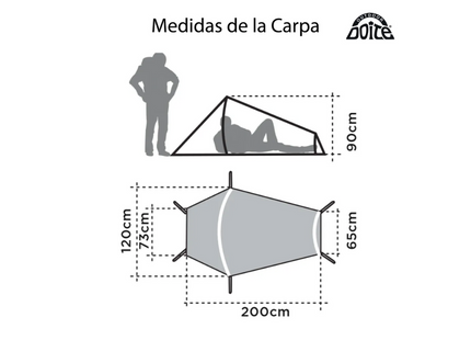 Carpa Doite Zolo Especial 1 Persona Expedición