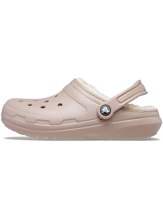 Zueco Crocs Classic Lined Clog Unisex Café Forrado Peluche