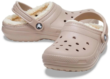 Zueco Crocs Classic Lined Clog Unisex Café Forrado Peluche
