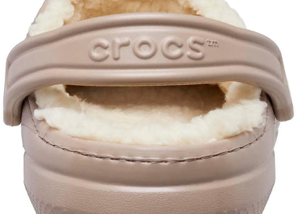 Zueco Crocs Classic Lined Clog Unisex Café Forrado Peluche