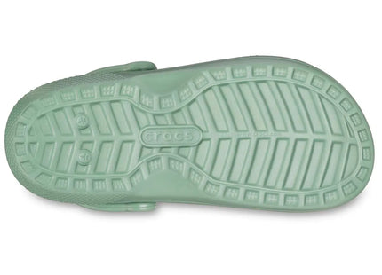 Zueco Crocs Classic Lined Clog Unisex Verde Forrado Peluche