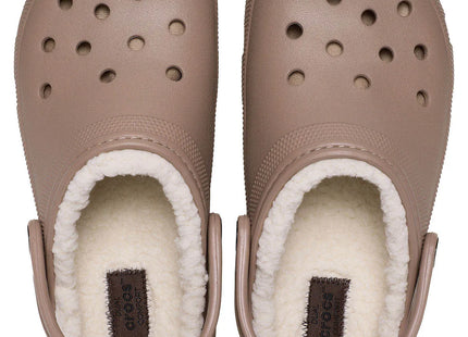 Zueco Crocs Classic Lined Platform Mujer Café Plataforma Forrado