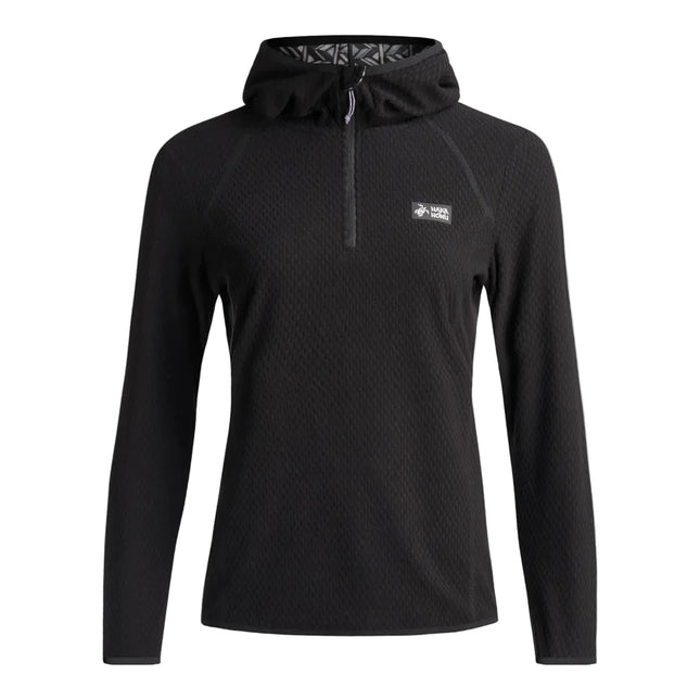 Poleron Mujer Taina Negro Haka Honu