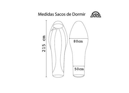 Saco Dormir Doite Compact Backpacker Down FP600 5°C