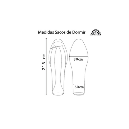 SACO DE DORMIR DOITE COMPACT BACKPACKER DOWN FP 600 5ºC